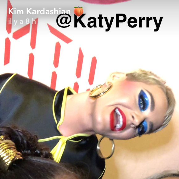 Kim Kardashian et sa fille North au concert de Katy Perry le 10 novembre 2017 à Los Angeles