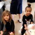 Penelope Disick et North West au 1er anniversaire de Dream Kardashian, fille de Rob et Blac Chyna, à Los Anglees le 10 novembre 2017.
