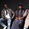 Djimon Hounsou, Naomi Campbell et Diddy - Conférence de presse de lancement du Calendrier Pirelli à New York le 10 novembre 2017.
