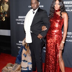 Diddy et Naomi Campbell - Soirée de lancement du Calendrier Pirelli 2018 au Manhattan Center. New York City, le 10 novembre 2017.