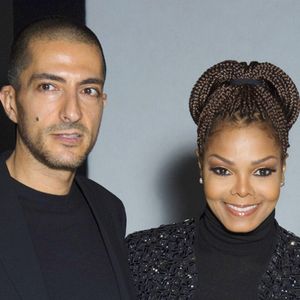 Janet Jackson et son mari Wissam Al Mana - People au defile Giorgio Armani pret-a-porter Automne-Hiver 2013/2014 pendant la fashion week de Milan, le 25 fevrier 2013.
