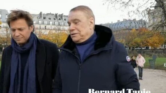 Bernard Tapie accorde une interview exclusive à Laurent Delahousse, diffusée dans "19 h le dimanche", sur France 2, le dimanche 19 novembre 2017.