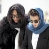 Naomi Campbell et Farida Khelfa aux obsèques de Azzedine Alaia à Sidi Bou Saïd. Le 20 novembre 2017. © Nicolas Fauqué / Images de Tunisie / Bestimage