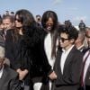 Afef Jnifen, Naomi Campbell, Farida Khelfa aux obsèques de Azzedine Alaia à Sidi Bou Saïd. Le 20 novembre 2017. © Nicolas Fauqué / Images de Tunisie / Bestimage