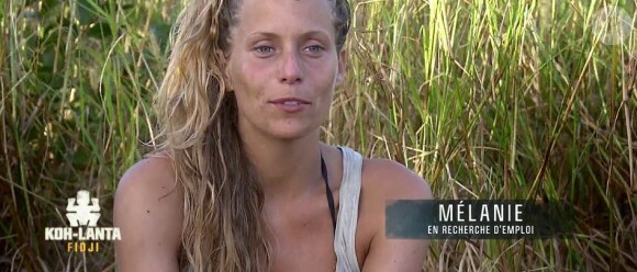 Mélanie dans "Koh-Lanta Fidji" (TF1), vendredi 24 novembre 2017.