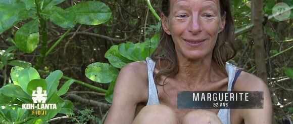 Marguerite dans "Koh-Lanta Fidji" (TF1), vendredi 24 novembre 2017.