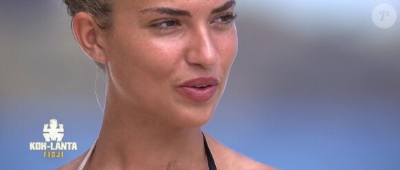 Tiffany dans "Koh-Lanta Fidji" (TF1), vendredi 24 novembre 2017.