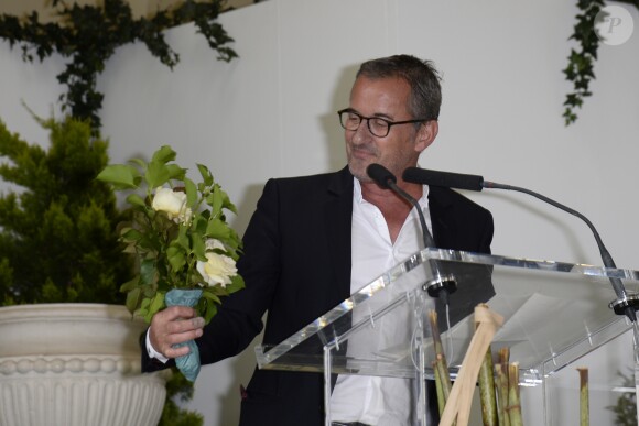 Exclusif - Baptême de la rose "Christophe Dechavanne" au Parc de Bagatelle à Paris le 16 juin 2016. ® Meibarbaru.