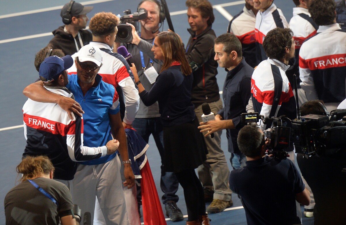 Photo : Yannick Noah, Cédric Pioline, Jo-Wilfried Tsonga, Julien ...