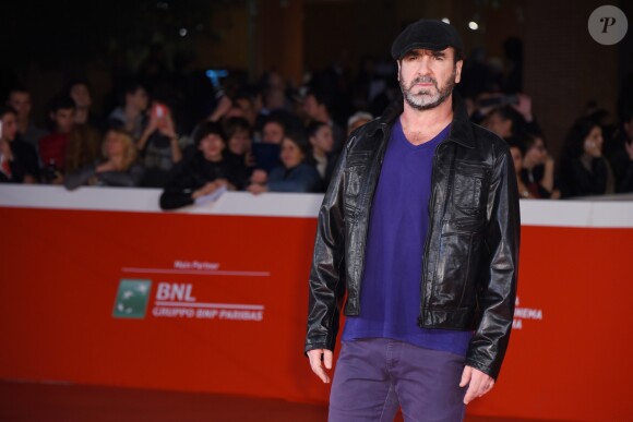 Eric Cantona - Tapis rouge du film "Les Rois du monde" lors du 10ème Festival International du Film de Rome. Le 19 octobre 2015.