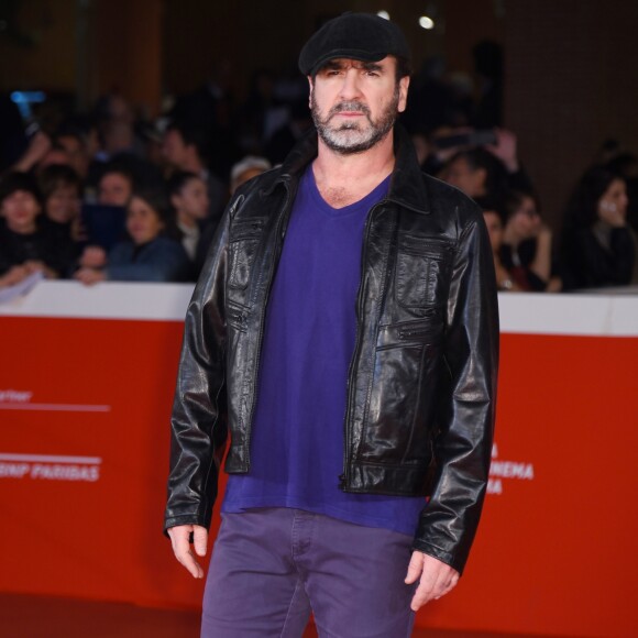 Eric Cantona - Tapis rouge du film "Les Rois du monde" lors du 10ème Festival International du Film de Rome. Le 19 octobre 2015.
