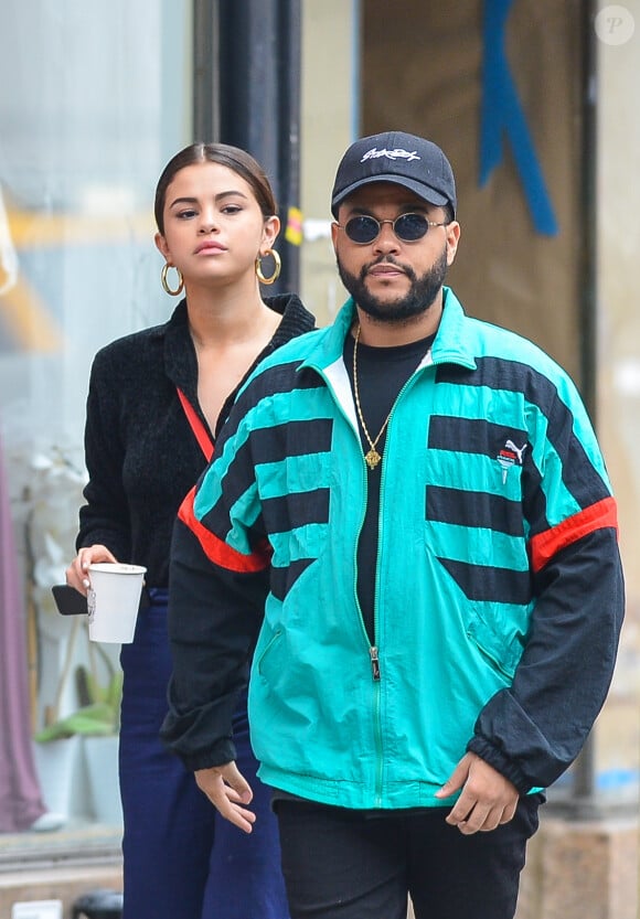 Selena Gomez et The Weeknd à New York le 3 septembre 2017.