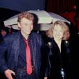 Nathalie Baye et Johnny Hallyday - archives non datées.