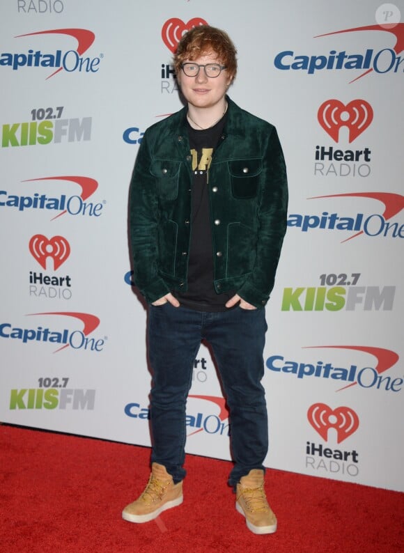 Ed Sheeran - Concert "KIIS-FM Jingle Ball" au Forum, à Inglewood. Los Angeles, le 1er décembre 2017.