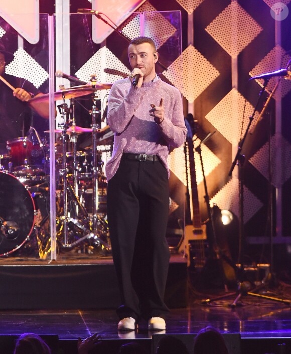 Sam Smith - Concert "KIIS-FM Jingle Ball" au Forum, à Inglewood. Los Angeles, le 1er décembre 2017.