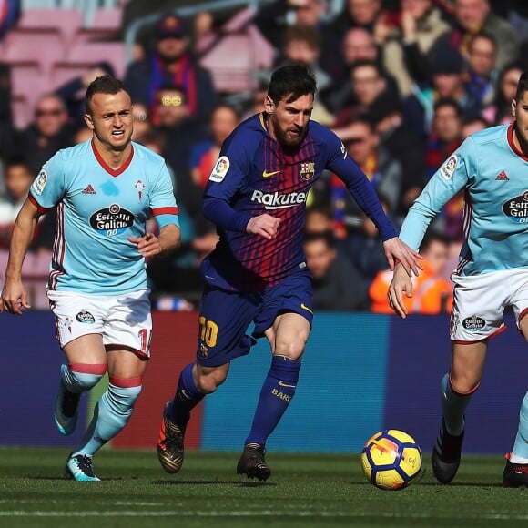 Lionel Messi lors du match FC Barcelone - Celta Vigo. Barcelone, le 2 décembre 2017.