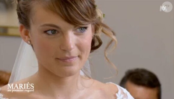 Vicky et Laurent se sont unis dans "Mariés au premier regard" (M6), lors de l'épisode diffusé lundi 4 décembre 2017.
