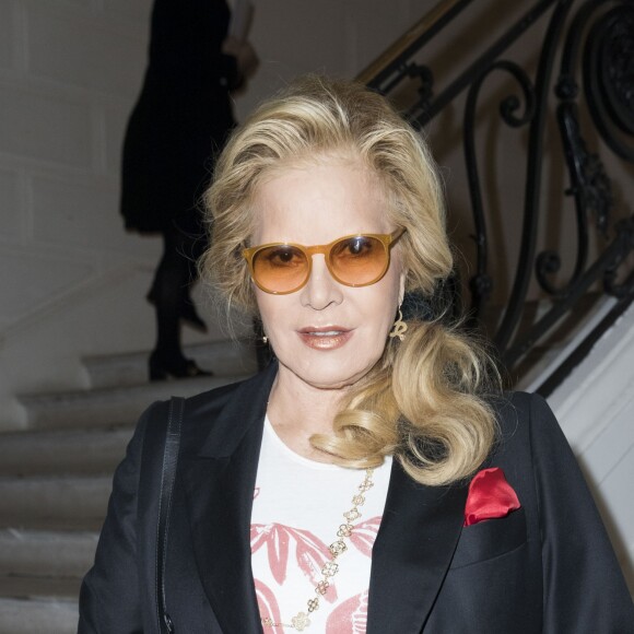 Sylvie Vartan - People au défilé de mode Haute-Couture printemps-été 2017 "Jean-Paul Gaultier" à Paris le 25 janvier 2017. © Olivier Borde/Bestimage