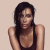 Kim Kardashian, fondatrice et visage de la marque de maquillage KKW BEAUTY. Juin 2017.