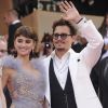 Penélope Cruz et Johnny Depp à Cannes en mai 2011.