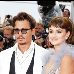 Penélope Cruz et Johnny Depp à Cannes en 2011.