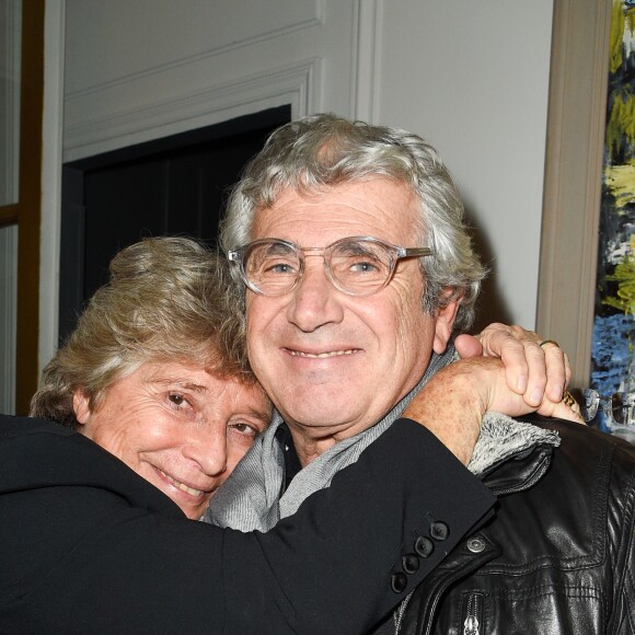 Exclusif - Jacqueline Franjou et Michel Boujenah - Dîner pour le lancement du fond "Enfants à Coeur - Mireille Darc" au profit de La Chaîne de l'Espoir au Pavillon Ledoyen à Paris. Le 29 novembre 2017. Chaque table portait le nom d'un film de Mireille Darc. © Olivier Borde-Coadic Guirec / Bestimage
