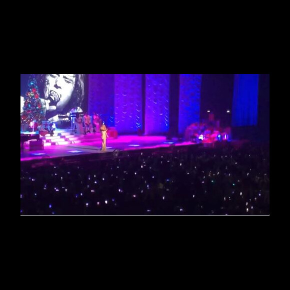 Mariah Carey à l'AccorHotels Arena de Paris, le 10 décembre 2017