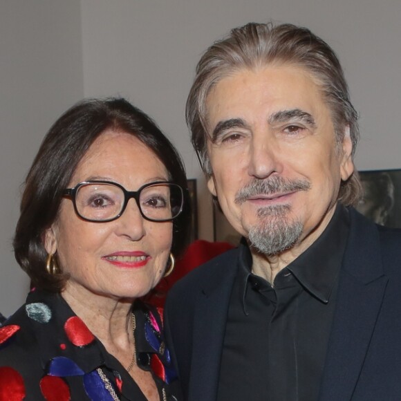 Exclusif - Nana Mouskouri et Serge Lama - Backstage du concert de Serge Lama à la salle Pleyel à Paris, France, le 23 novembre 2017. © CVS/Bestimage