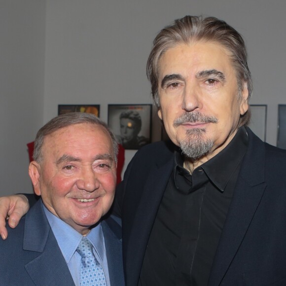 Exclusif - Serge Lama et Levon Sayan - Backstage du concert de Serge Lama à la salle Pleyel à Paris, France, le 23 novembre 2017. © CVS/Bestimage