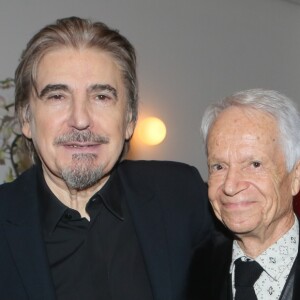 Exclusif - Serge Lama et Gérard Davoust - Backstage du concert de Serge Lama à la salle Pleyel à Paris, France, le 23 novembre 2017. © CVS/Bestimage
