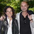  Mazarine Pingeot et Didier Le Bret, mariés en juillet 2017 après quatre ans d'amour. Ici lors de 19ème édition de "La Forêt des livres" à Chanceaux-près-Loches, le 31 août 2014. 