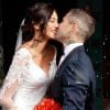 Mariage du pilote moto Alvaro Bautista et de Grace Barroso à Talavera de la Reina en Espagne le 9 decembre 2017.