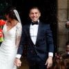 Mariage du pilote moto Alvaro Bautista et de Grace Barroso à Talavera de la Reina en Espagne le 9 decembre 2017.