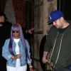 Blac Chyna et Rob Kardashian quittent ensemble le Tao Restaurant le 19 avril 2017 à Los Angeles.