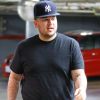Rob Kardashian et sa fiancée Blac Chyna enceinte à la sortie d'un centre médical à Beverly Hills, le 20 mai 2016