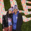 Chanel Iman et son fiancé Sterling Shepard assistent au lancement de la nouvelle collection 'New Era' au magasin Macy's Herald Square à New York, le 12 décembre 2017.