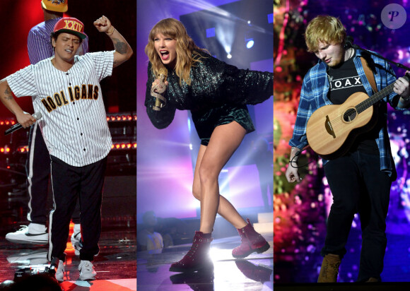 Bruno Mars, Taylor Swift et Ed Sheeran sont les stars du mash up de DJ Earworm "United State of Pop 23017 How We Do It".