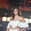 Miss Ile-de-France : Lison di Martino en bikini - Concours Miss France 2018. Sur TF1, le 16 décembre 2017.