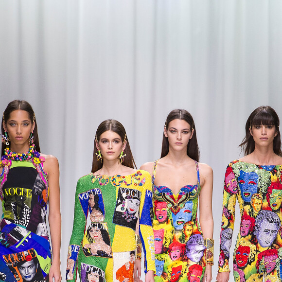Kaia Gerber - Défilé de mode printemps-été 2018 "Versace" à Milan. Le 22 septembre 2017.