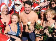 Christian Estrosi, maire solidaire, se jette à l'eau pour le bain de Noël