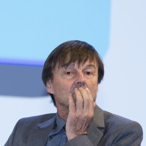 Nicolas Hulot , ministre de la transition écologique et solidaire - 100ème congrès des Maires de France de l'AMF (Association des Maires de France) au parc des expositions à Paris le 21 novembre 2017. © Pierre Perusseau / Bestimage