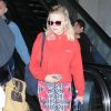 Reese Witherspoon, son mari Jim Toth et sa fille Ava Phillippe arrivent à l'aéroport de LAX à Los Angeles, le 29 septembre 2016