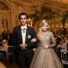 Ava Phillippe (robe Giambattista Valli Haute Couture) et son cavalier le Maharadja Sawai Padmanabh Singh de Jaipur - Le défilé des débutantes à l'hôtel The Peninsula Paris, à l'occasion de la vingt-cinquième édition du Bal 2017 à Paris. Le 25 novembre 2017 © Le Bal / Borde-Jacovides-Moreau / Bestimage Les partenaires du Bal : Payal New York, le joaillier du Bal, The Peninsula Paris, l'hôtel du Bal, Renault, la voiture du Bal Les charités du Bal : Seleni et Enfants d'Asie Chaussures : Christian Louboutin Maquillage : M.A.C Cosmetics Coiffure : Alexandre de Paris