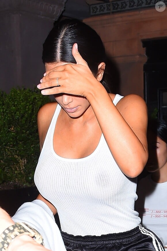 Kim Kardashian à New York, le 11 juillet 2017