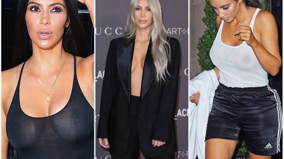 Kim Kardashian : L'année des décolletés osés et de l'oubli sexy du soutien-gorge