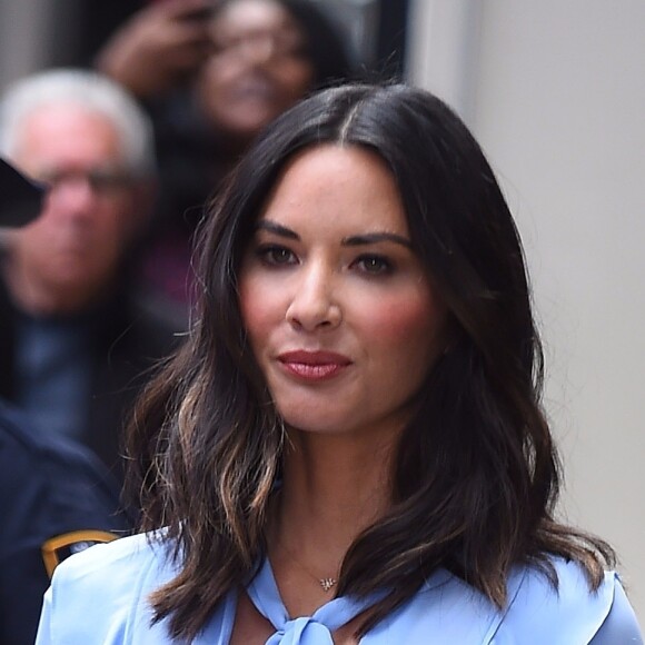 Olivia Munn arrive à l'émission Good Morning America à New York, le 19 septembre 2017