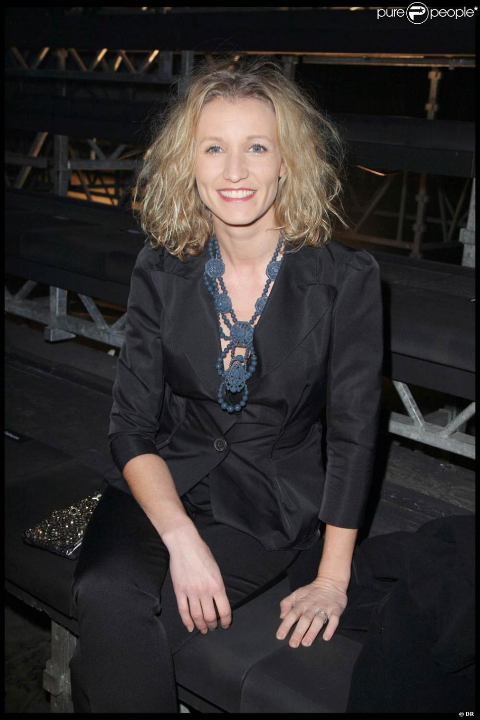 Alexandra Lamy au défilé Lanvin - Purepeople