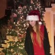Emma Smet fête Noël en Californie le 25 décembre 2017.