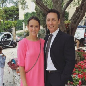 Pauline Ducruet et son père Daniel en juin 2016, photo Instagram