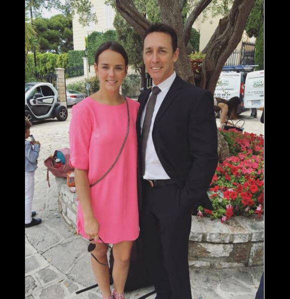 Pauline Ducruet et son père Daniel en juin 2016, photo Instagram